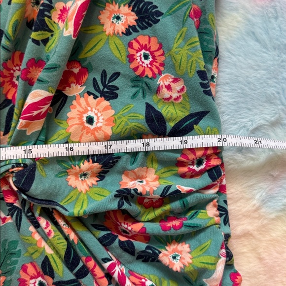 Lands' End 2x 20w-22w Floral Mini Dress - Picture 6 of 8